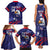 Custom USA Ice Hockey Family Matching Tank Maxi Dress and Hawaiian Shirt United States Eagle Mascot