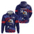 Custom USA Ice Hockey Hoodie United States Eagle Mascot