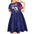 Custom USA Ice Hockey Kid Short Sleeve Dress United States Eagle Mascot