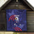 Custom USA Ice Hockey Quilt United States Eagle Mascot