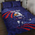 Custom USA Ice Hockey Quilt Bed Set United States Eagle Mascot