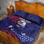 Custom USA Ice Hockey Quilt Bed Set United States Eagle Mascot