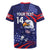 Custom USA Ice Hockey Rugby Jersey United States Eagle Mascot