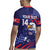 Custom USA Ice Hockey Rugby Jersey United States Eagle Mascot