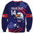 Custom USA Ice Hockey Sweatshirt United States Eagle Mascot