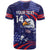 Custom USA Ice Hockey T Shirt United States Eagle Mascot