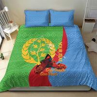 Personalised Eritrea Independence Day Bedding Set Shida Shoes One People One Heart