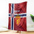 Custom Norway Football Blanket Come On Kongeriket Norge
