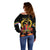 Custom Eritrea Martyrs' Day Off Shoulder Sweater 20 June Shida Shoes With Candles - Black - Wonder Print Shop