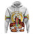 Custom Eritrea Martyrs' Day Hoodie 20 June Shida Shoes With Candles - White - Wonder Print Shop