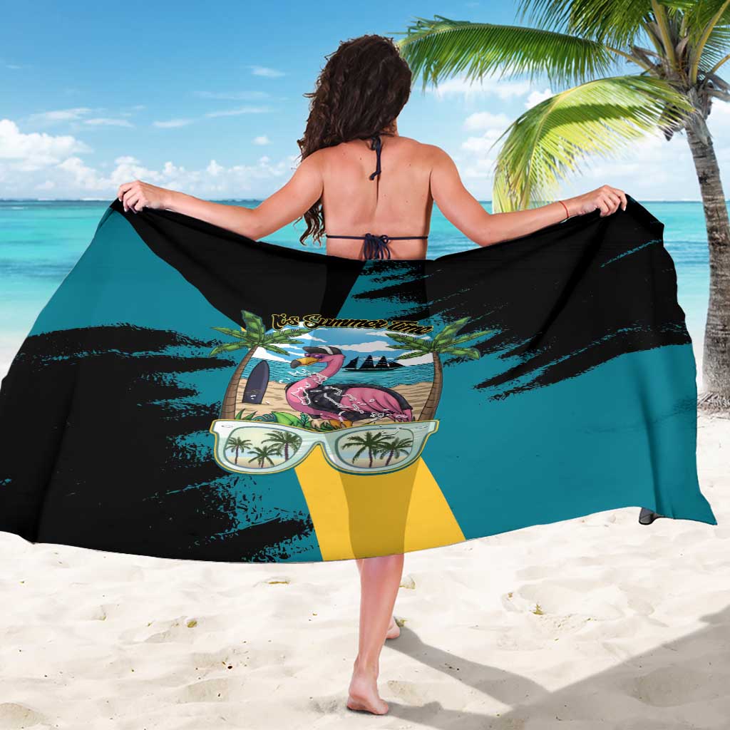 The Bahamas Flamingo Sarong It's Summer Time