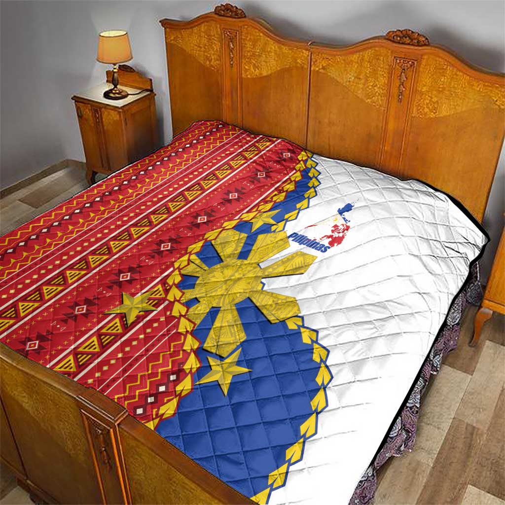Philippines Independence Day Quilt Pilipinas Sun Stars Igorot Pattern