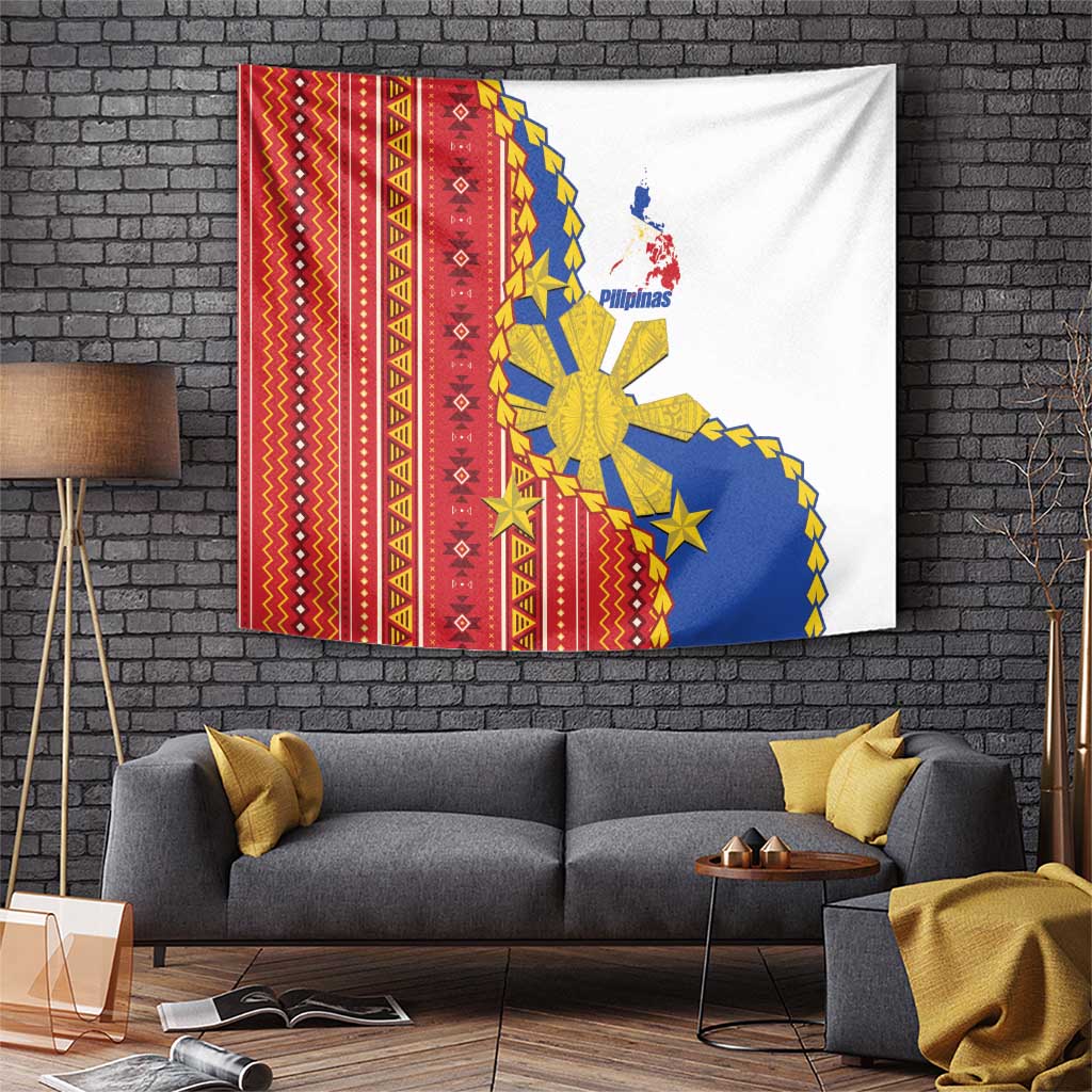 Philippines Independence Day Tapestry Pilipinas Sun Stars Igorot Pattern