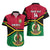 Personalised Vanuatu Football Hawaiian Shirt Vanuatuan Coat Of Arm Polynesian Flag Style - Wonder Print Shop