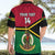 Personalised Vanuatu Football Hawaiian Shirt Vanuatuan Coat Of Arm Polynesian Flag Style - Wonder Print Shop