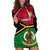 Personalised Vanuatu Football Hoodie Dress Vanuatuan Coat Of Arm Polynesian Flag Style - Wonder Print Shop