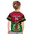 Personalised Vanuatu Football Kid T Shirt Vanuatuan Coat Of Arm Polynesian Flag Style - Wonder Print Shop