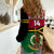 Personalised Vanuatu Football Women Casual Shirt Vanuatuan Coat Of Arm Polynesian Flag Style - Wonder Print Shop