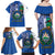 El Salvador Independence Day Family Matching Off Shoulder Maxi Dress and Hawaiian Shirt 203rd Anniversary Torogoz Bird - Wonder Print Shop