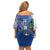 El Salvador Independence Day Family Matching Off Shoulder Short Dress and Hawaiian Shirt 203rd Anniversary Torogoz Bird - Wonder Print Shop