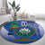 El Salvador Independence Day Round Carpet 203rd Anniversary Torogoz Bird