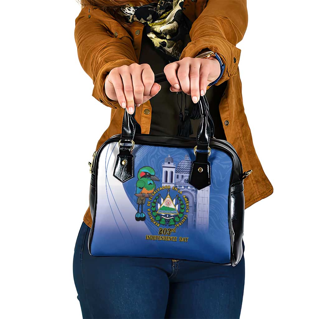 El Salvador Independence Day Shoulder Handbag 203rd Anniversary Torogoz Bird