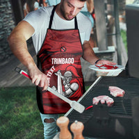 Custom Trinbago Cricket Apron Go Knight Riders Marble Pattern - Wonder Print Shop