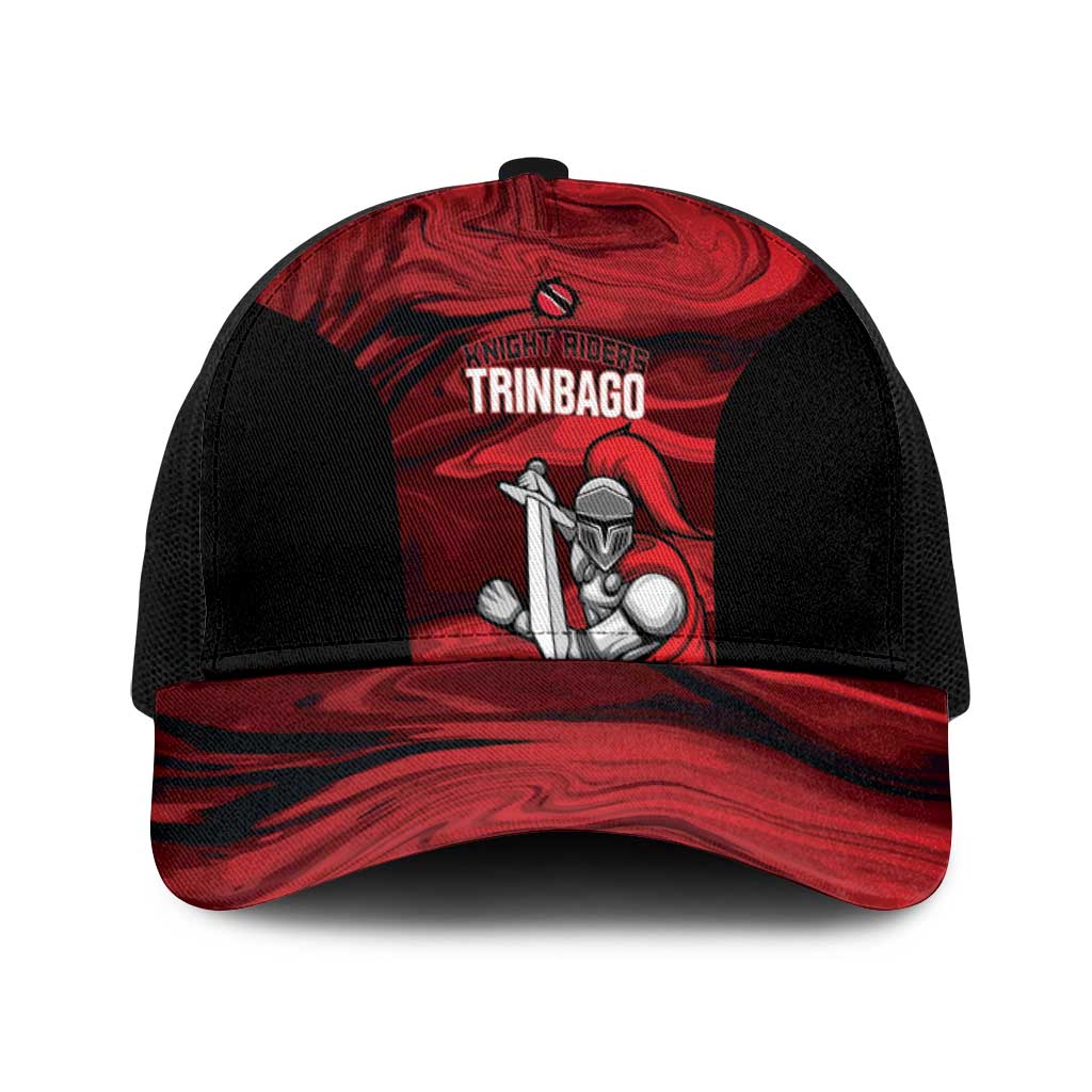 Trinbago Cricket Baseball Net Cap Go Knight Riders Marble Pattern - Wonder Print Shop