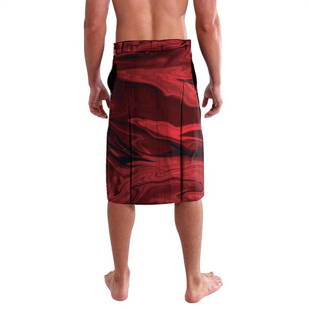 Custom Trinbago Cricket Lavalava Go Knight Riders Marble Pattern - Wonder Print Shop