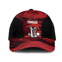 Trinbago Cricket Mesh Trucker Cap Go Knight Riders Marble Pattern - Wonder Print Shop