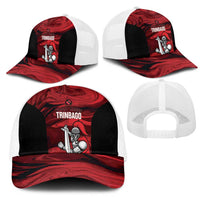 Trinbago Cricket Mesh Trucker Cap Go Knight Riders Marble Pattern - Wonder Print Shop