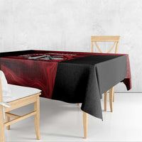 Custom Trinbago Cricket Tablecloth Go Knight Riders Marble Pattern - Wonder Print Shop