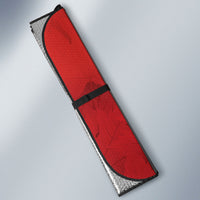 Custom Canada Rugby 2026 Auto Sun Shade Maple Leaf Striped Line Style