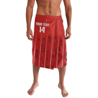 Custom Canada Rugby 2026 Lavalava Maple Leaf Striped Line Style