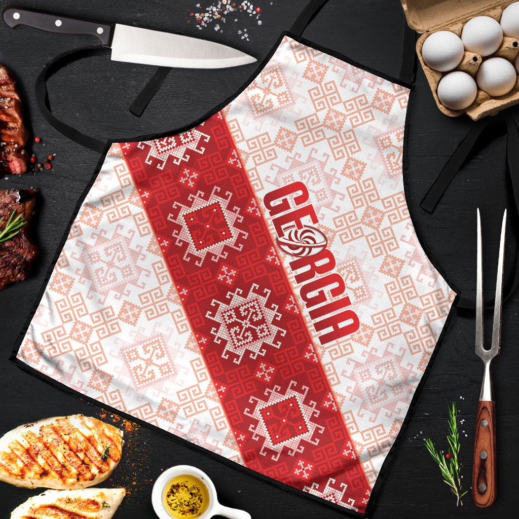 Georgia Rugby 2026 Apron Georgian Folk Pattern