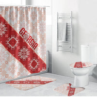 Georgia Rugby 2026 Bathroom Set Georgian Folk Pattern