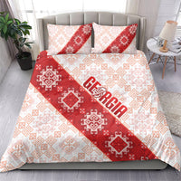Georgia Rugby 2026 Bedding Set Georgian Folk Pattern