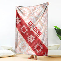 Georgia Rugby 2026 Blanket Georgian Folk Pattern