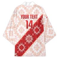 Custom Georgia Rugby 2026 Kimono Georgian Folk Pattern