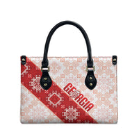 Georgia Rugby 2026 Leather Bag Georgian Folk Pattern