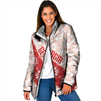 Custom Georgia Rugby 2026 Padded Jacket Georgian Folk Pattern