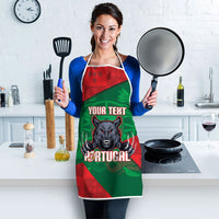 Custom Portugal Rugby 2026 Apron Os Lobos Wolf Mascot