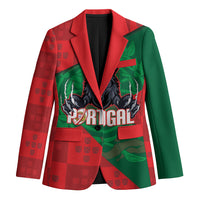 Custom Portugal Rugby 2026 Blazer Os Lobos Wolf Mascot