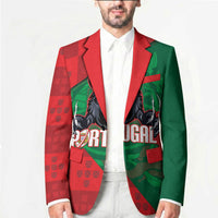 Custom Portugal Rugby 2026 Blazer Os Lobos Wolf Mascot