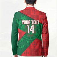 Custom Portugal Rugby 2026 Blazer Os Lobos Wolf Mascot