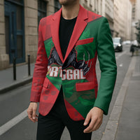 Custom Portugal Rugby 2026 Blazer Os Lobos Wolf Mascot