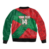 Custom Portugal Rugby 2026 Bomber Jacket Os Lobos Wolf Mascot