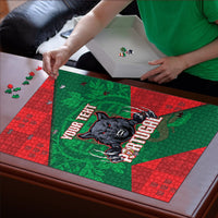 Custom Portugal Rugby 2026 Puzzle Os Lobos Wolf Mascot