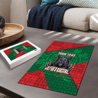 Custom Portugal Rugby 2026 Puzzle Os Lobos Wolf Mascot