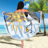 Custom Uruguay Rugby 2026 Beach Blanket Sun Of May and Lapwing